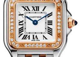 Cartier Panthère W3PN0006 (2025) - White dial 30 mm Gold/Steel case