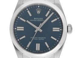 Rolex Oyster Perpetual 41 134300 (2025) - Blauw wijzerplaat 41mm Staal