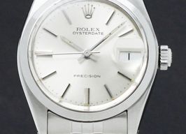 Rolex Oyster Precision 6466 (1985) - Zilver wijzerplaat 31mm Staal