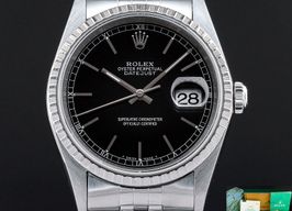 Rolex Datejust 36 16220 (1997) - Black dial 36 mm Steel case