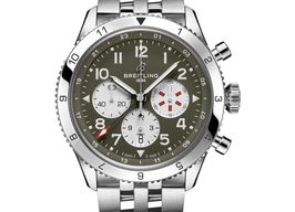 Breitling Aviator 8 AB04452A1L1A1 (2025) - Green dial 46 mm Steel case