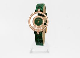 Chopard Happy Diamonds 203957-5209 (2024) - Groen wijzerplaat 26mm Roségoud