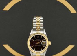 Rolex Lady-Datejust 79173 (1999) - Black dial 26 mm Gold/Steel case