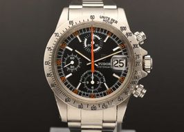 Tudor Oysterdate Big Block 94300 (1988) - Black dial 40 mm Steel case