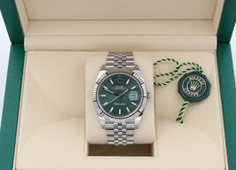 Rolex Datejust 41 126334 (2022) - Groen wijzerplaat 41mm Staal