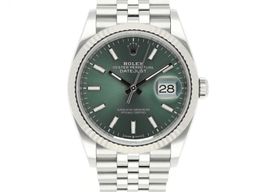 Rolex Datejust 36 126234 (2024) - Groen wijzerplaat 36mm Staal