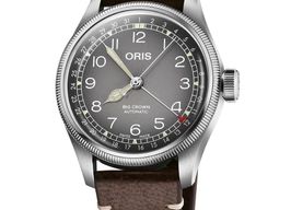 Oris Miles Tonneau 01 754 7779 4063-Set (2026) - Grey dial 38 mm Steel case
