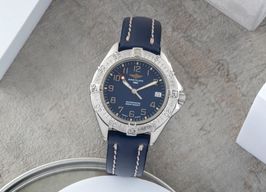 Breitling Colt Automatic A17035 (1995) - Blue dial 38 mm Steel case