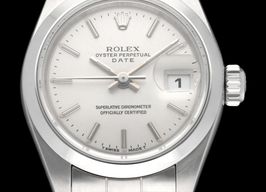 Rolex Oyster Perpetual Lady Date 69160 (1997) - Silver dial 26 mm Steel case