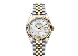 Rolex Lady-Datejust 279173 (2024) - Wit wijzerplaat 28mm Goud/Staal