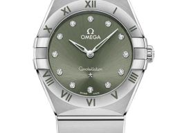 Omega Constellation Quartz 131.10.28.60.60.001 (2026) - Groen wijzerplaat 28mm Staal