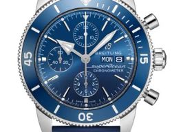 Breitling Superocean Heritage II Chronograph A13313161C1S1 (2026) - Blauw wijzerplaat 44mm Staal