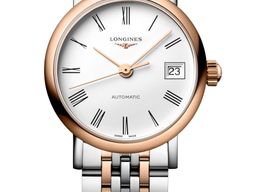 Longines Elegant L4.309.5.18.7 (2026) - White dial 26 mm Gold/Steel case