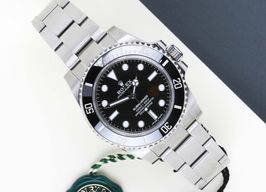 Rolex Submariner No Date 114060 (2019) - Zwart wijzerplaat 40mm Staal