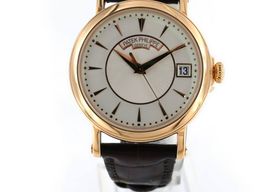 Patek Philippe Calatrava 5153R (2015) - Silver dial 38 mm Rose Gold case