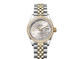 Rolex Lady-Datejust 279383RBR-0003 (2024) - Silver dial 28 mm Gold/Steel case