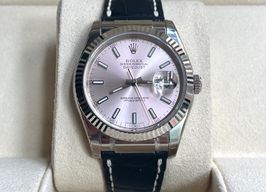 Rolex Datejust 36 116139 (2004) - Roze wijzerplaat 36mm Witgoud