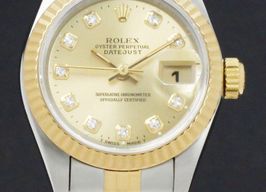 Rolex Lady-Datejust 69173 (1995) - Gold dial 26 mm Gold/Steel case