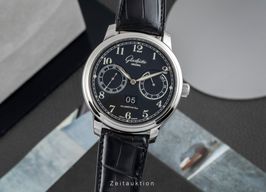 Glashütte Original Senator Observer 100-14-07-02-30 (2015) - Zwart wijzerplaat 44mm Staal