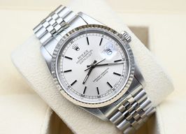 Rolex Datejust 36 16234 (1997) - Zilver wijzerplaat 36mm Staal