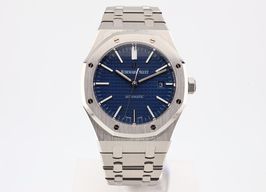 Audemars Piguet Royal Oak Selfwinding 15400ST.OO.1220ST.03 (2013) - Blauw wijzerplaat 41mm Staal