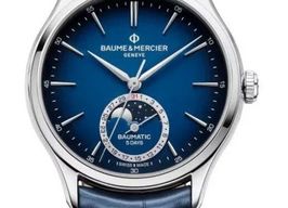 Baume & Mercier Clifton M0A10756 (2026) - Blauw wijzerplaat 39mm Staal