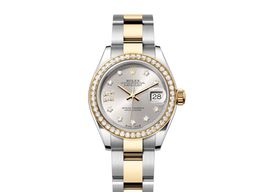 Rolex Lady-Datejust 279383RBR-0004 (2024) - Silver dial 28 mm Gold/Steel case
