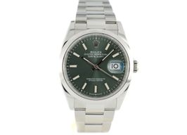 Rolex Datejust 36 126200 (2023) - Green dial 36 mm Steel case