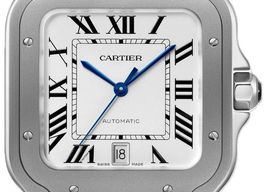 Cartier Santos WSSA0089 (2026) - White dial 40 mm Titanium case