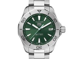 TAG Heuer Aquaracer WBP1115.BA0000 (2025) - Green dial 40 mm Steel case
