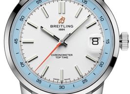 Breitling Top Time AB3113281A1A1 (2026) - Silver dial 38 mm Steel case