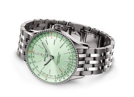 Breitling Navitimer A17327361L1A1 (2024) - Groen wijzerplaat 36mm Staal