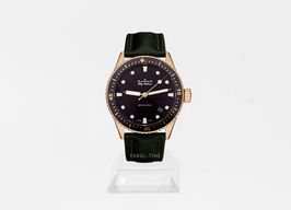 Blancpain Fifty Fathoms Bathyscaphe 5000-36S30-B52A (2024) - Zwart wijzerplaat 43mm Roodgoud