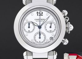 Cartier Pasha W31039M7 (1999) - White dial 35 mm Steel case