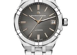 Maurice Lacroix Aikon AI6007-SS002-331-2 (2023) - Grijs wijzerplaat 39mm Staal