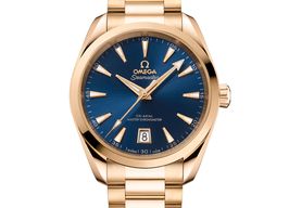 Omega Seamaster Aqua Terra 220.50.38.20.03.001 (2025) - Blauw wijzerplaat 38mm Geelgoud