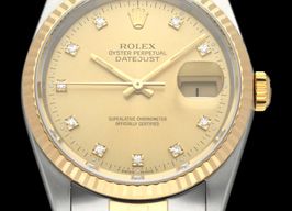 Rolex Datejust 36 16233G (1991) - 36mm Goud/Staal