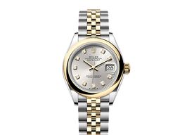 Rolex Lady-Datejust 279163 (2025) - Zilver wijzerplaat 28mm Goud/Staal