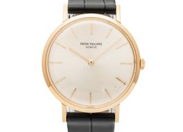 Patek Philippe Calatrava 3537 (1970) - Silver dial 33 mm Yellow Gold case