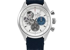 Zenith El Primero Chronomaster 03.3300.3604/69.C823 (2024) - Zilver wijzerplaat 40mm Staal