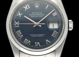 Rolex Datejust 36 16200 (1995) - Blauw wijzerplaat 36mm Staal