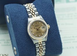 Rolex Lady-Datejust 69173 (1991) - Champagne dial 26 mm Gold/Steel case