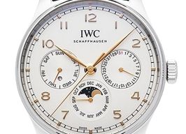 IWC Portuguese Perpetual Calendar IW344203 (2024) - Silver dial 42 mm Steel case