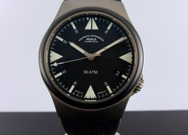 Mühle Glashütte Unknown M1-51-03-KB (2024) - Zwart wijzerplaat 44mm Titanium