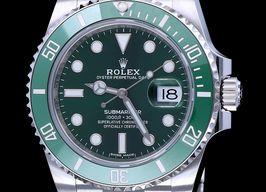 Rolex Submariner Date 116610LV (2017) - Groen wijzerplaat 40mm Staal