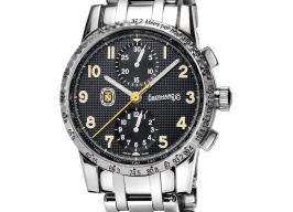 Eberhard & Co. Tazio Nuvolari 31175.01 CA2C (2026) - Black dial 40 mm Steel case