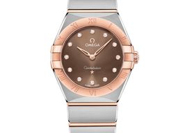 Omega Constellation Quartz 131.20.28.60.63.001 (2025) - Bruin wijzerplaat 28mm Staal