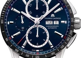 Maurice Lacroix Pontos S PT6038-SSL24-430-4 (2026) - Blauw wijzerplaat 43mm Staal