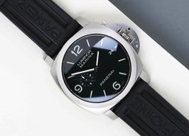 Panerai Luminor Marina 1950 3 Days Automatic PAM00312 (2009) - Zwart wijzerplaat 44mm Staal