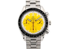 Omega Speedmaster Reduced 3510.12.00 (Onbekend (willekeurig serienummer)) - Geel wijzerplaat 39mm Staal